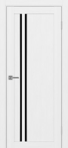 Полотно Турин  525АПС SC белый лёд Размер 700х2000мм Покрытие Экошпон Стекло Черное