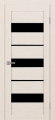 Полотно Турин  526АПП лакобель чёрный ясень перламутровый Цвет Ясень перламутр Размер 700х2000мм Покрытие Экошпон Стекло Черное